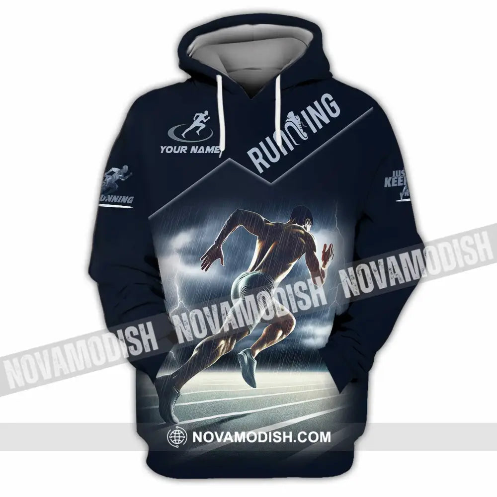 Men Shirt - Custom Running Shirt Hoodie / S T-shirt