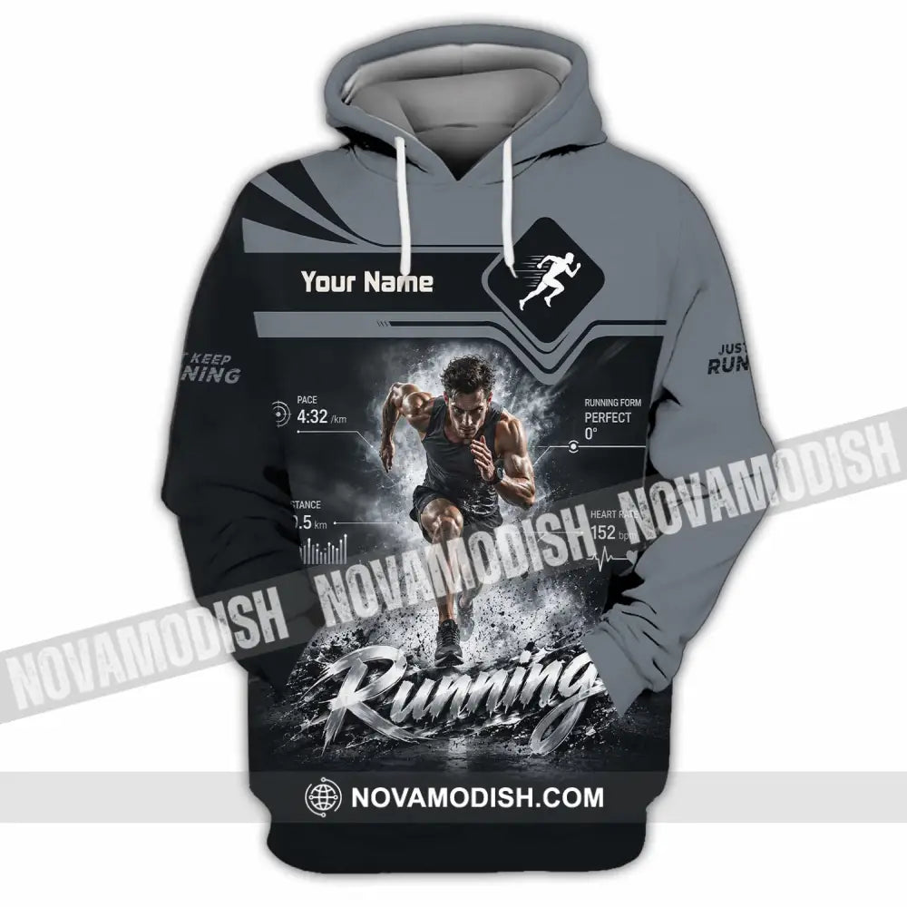 Men Shirt - Custom Running Shirt - Hoodie / S - T-shirt
