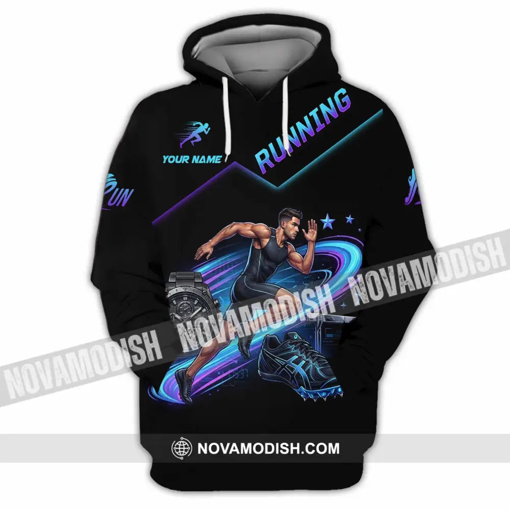 Men Shirt - Custom Running Shirt - Hoodie / S - T-shirt
