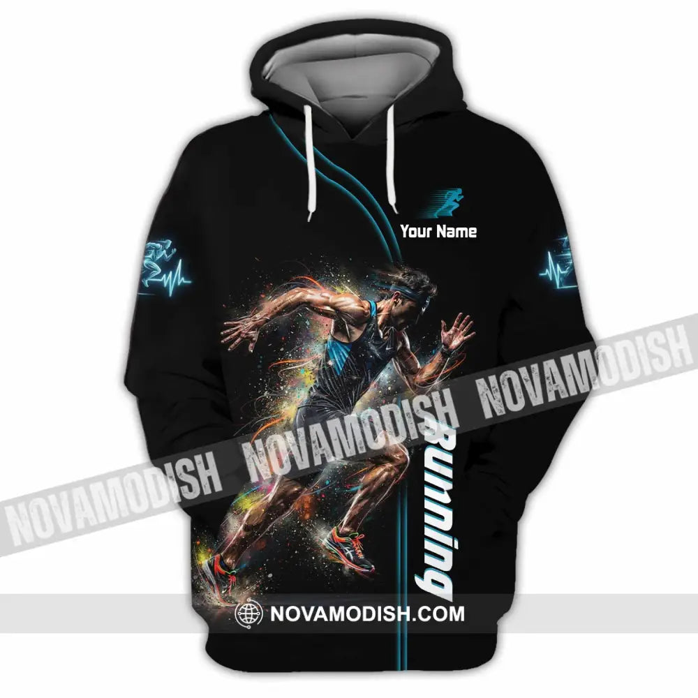 Men Shirt - Custom Running Shirt - Hoodie / S - T-shirt