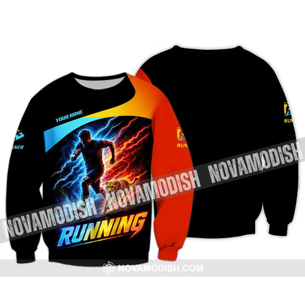 Men Shirt - Custom Running Shirt - Long Sleeve / S - T-shirt