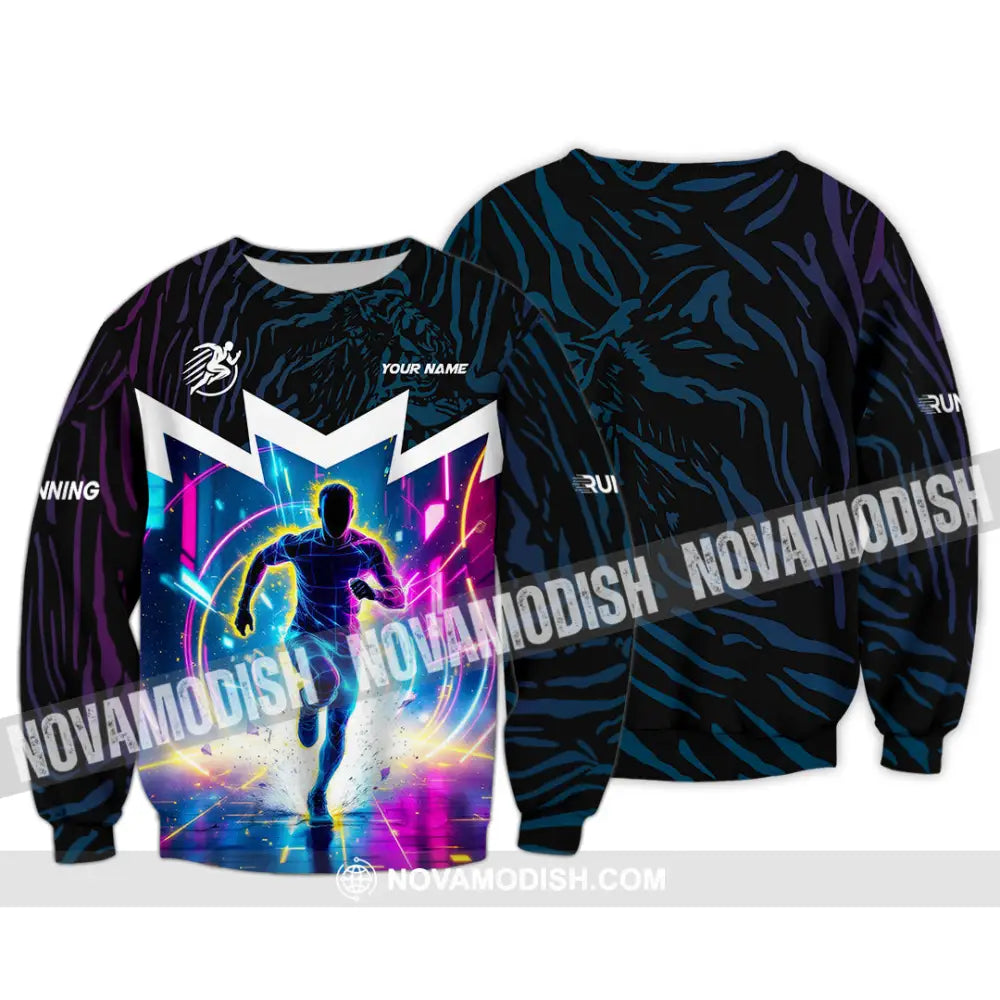 Men Shirt - Custom Running Love Runner Shirt Long Sleeve / S T-shirt