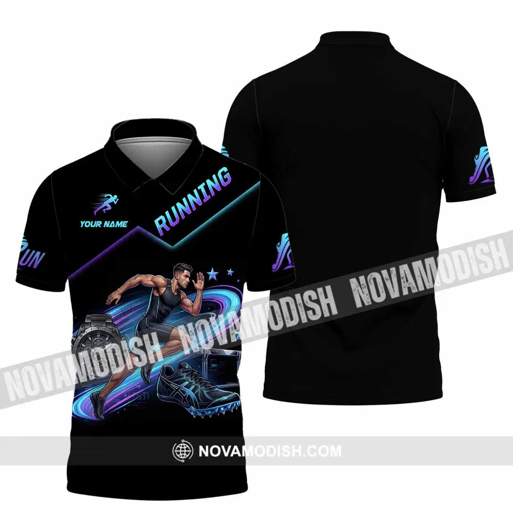 Men Shirt - Custom Running Shirt - Polo Shirt / S - T-shirt