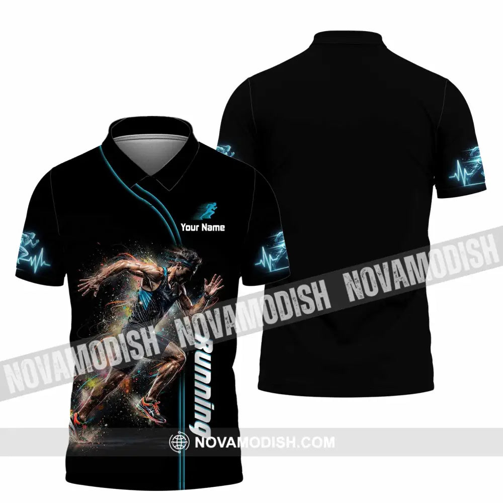Men Shirt - Custom Running Shirt - Polo Shirt / S - T-shirt