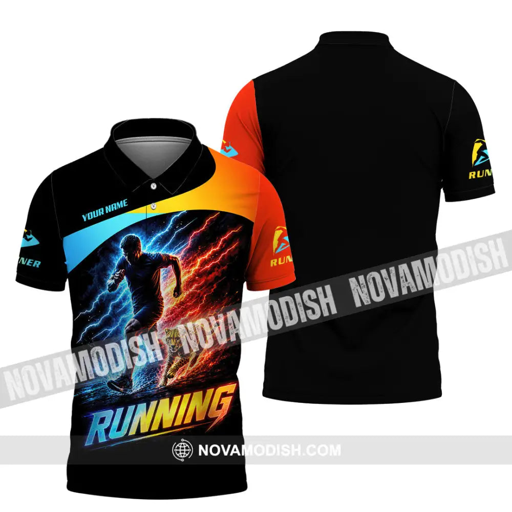 Men Shirt - Custom Running Shirt - Polo Shirt / S - T-shirt