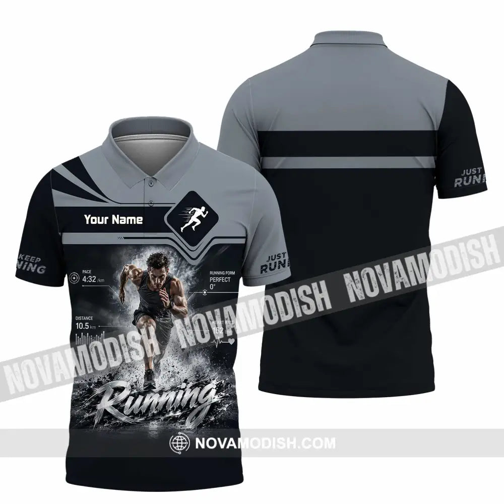 Men Shirt - Custom Running Shirt - Polo Shirt / S - T-shirt