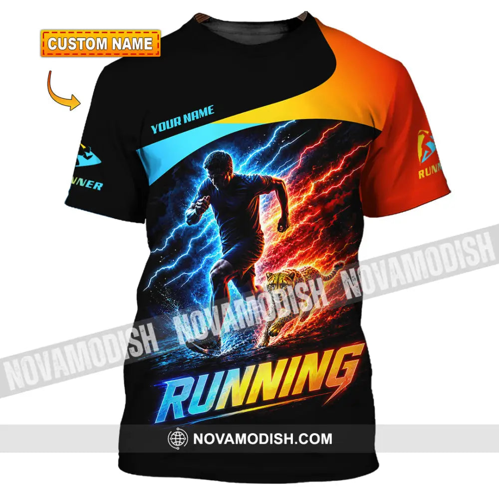 Men Shirt - Custom Running Shirt - T-shirt
