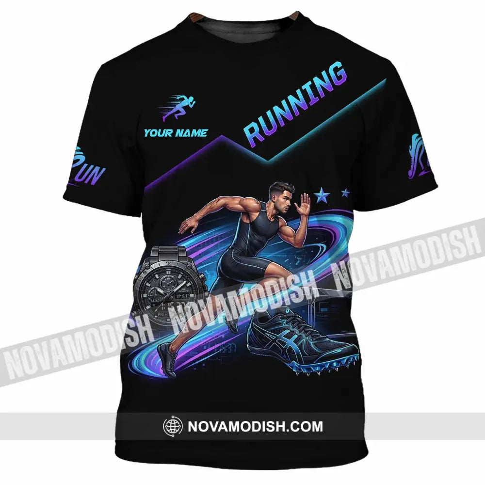 Men Shirt - Custom Running Shirt - T-Shirt / S - T-shirt