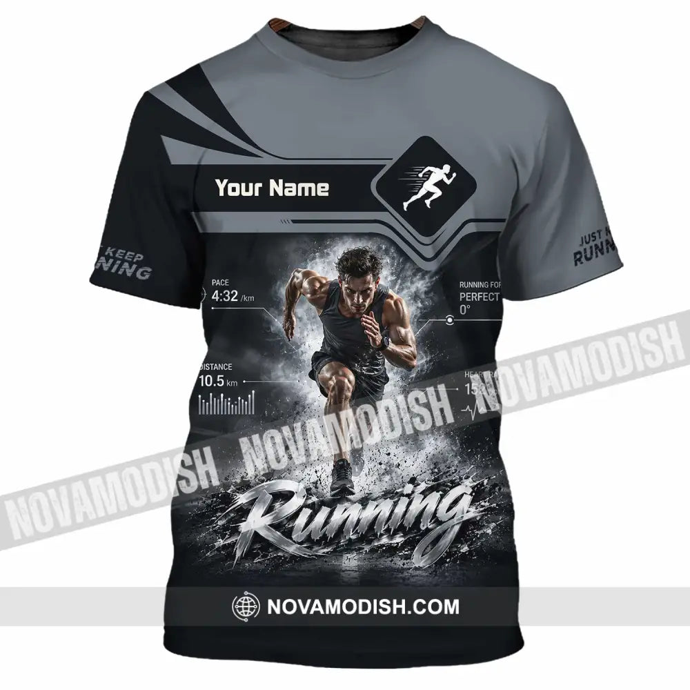 Men Shirt - Custom Running Shirt - T-Shirt / S - T-shirt