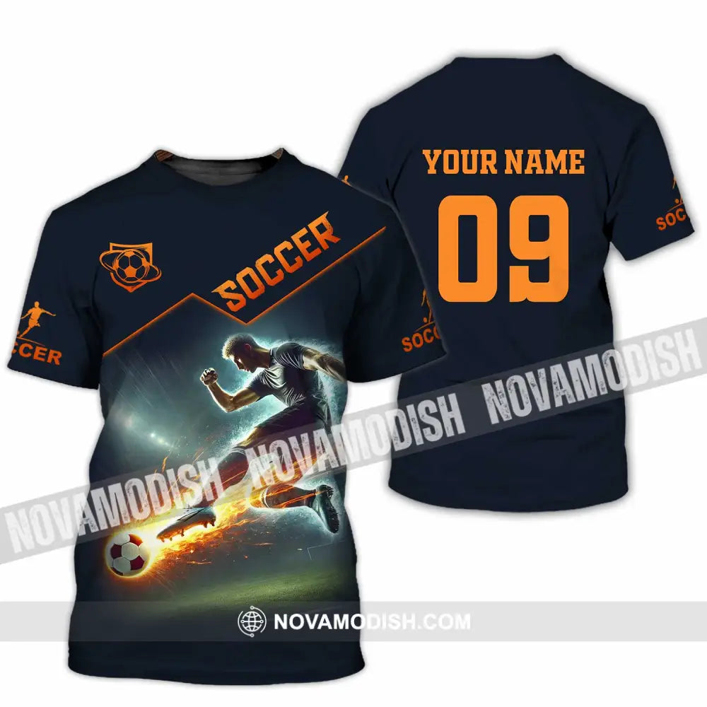 Men Shirt - Custom Soccer Man Soccer Player Shirt T-Shirt / S T-shirt