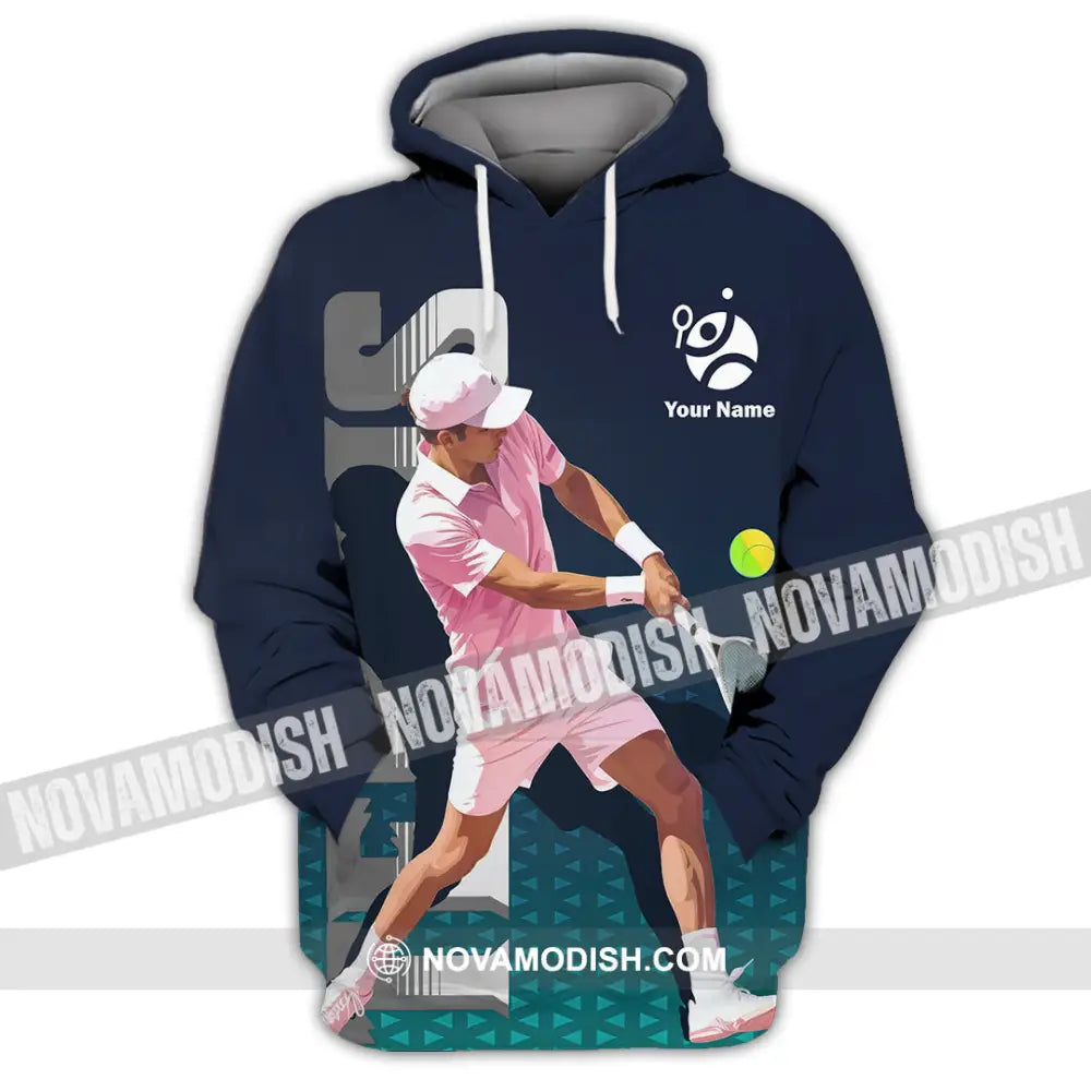 Men Shirt - Custom Tennis 3D Shirt Hoodie / S T-shirt