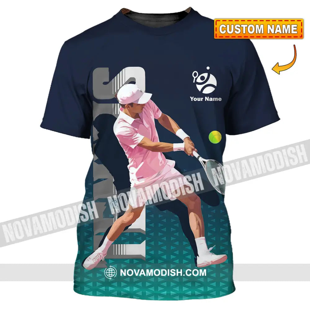 Men Shirt - Custom Tennis 3D Shirt T-shirt