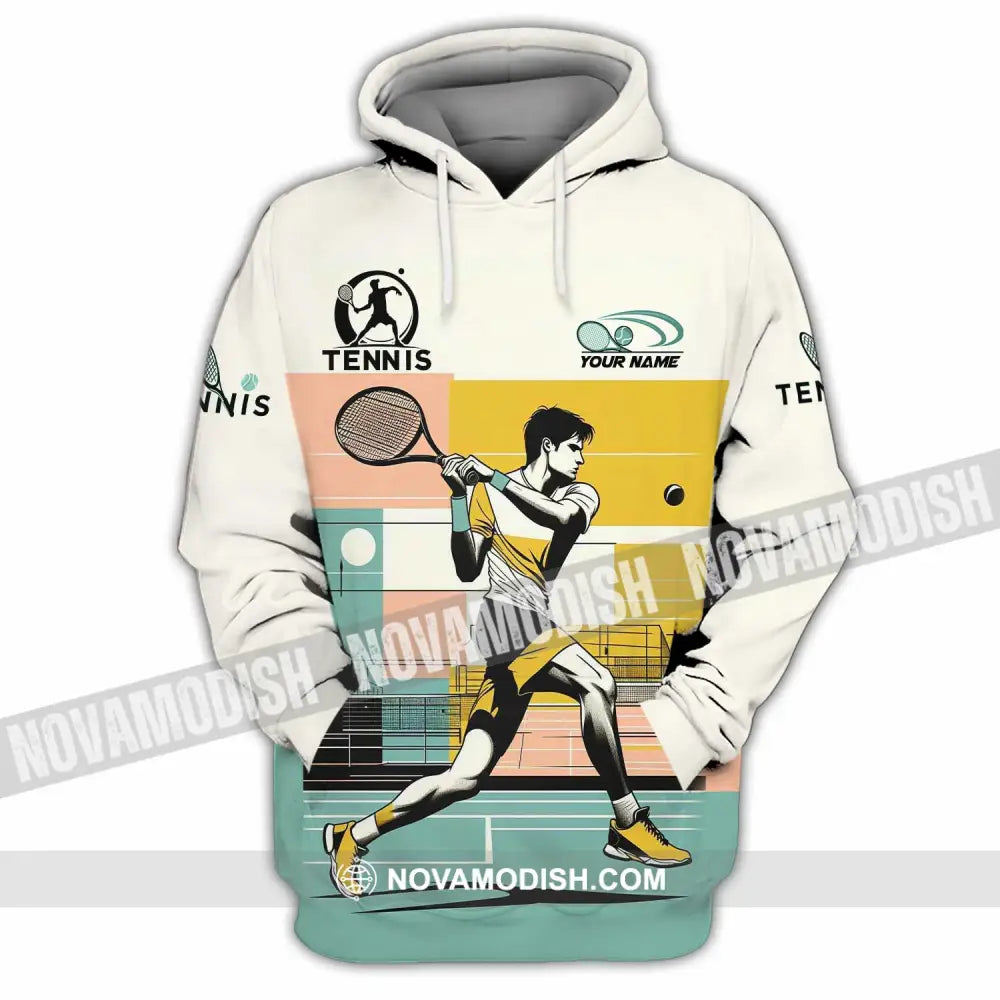 Men Shirt - Custom Tennis Sport Shirt Hoodie / S T-shirt