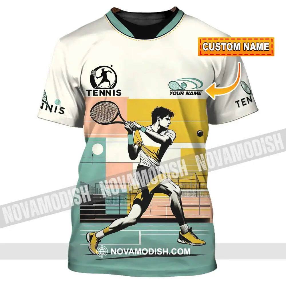 Men Shirt - Custom Tennis Sport Shirt T-shirt