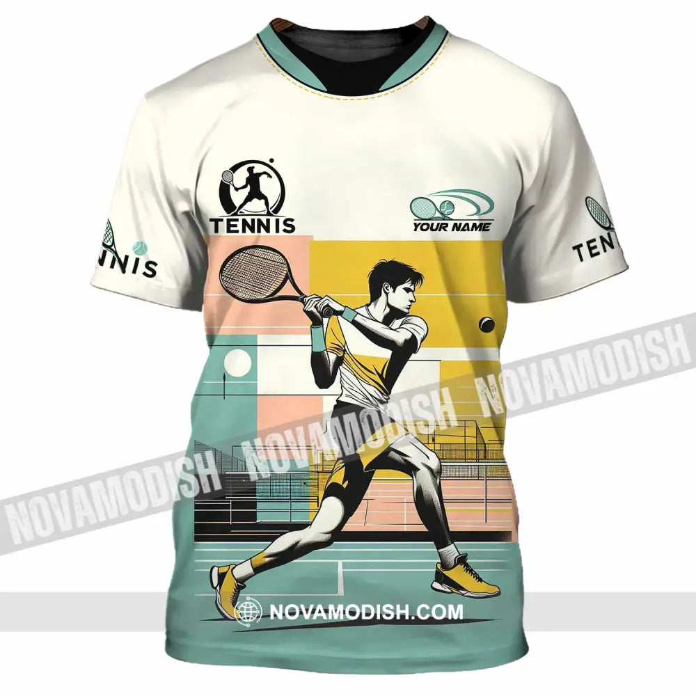 Men Shirt - Custom Tennis Sport Shirt T-Shirt / S T-shirt