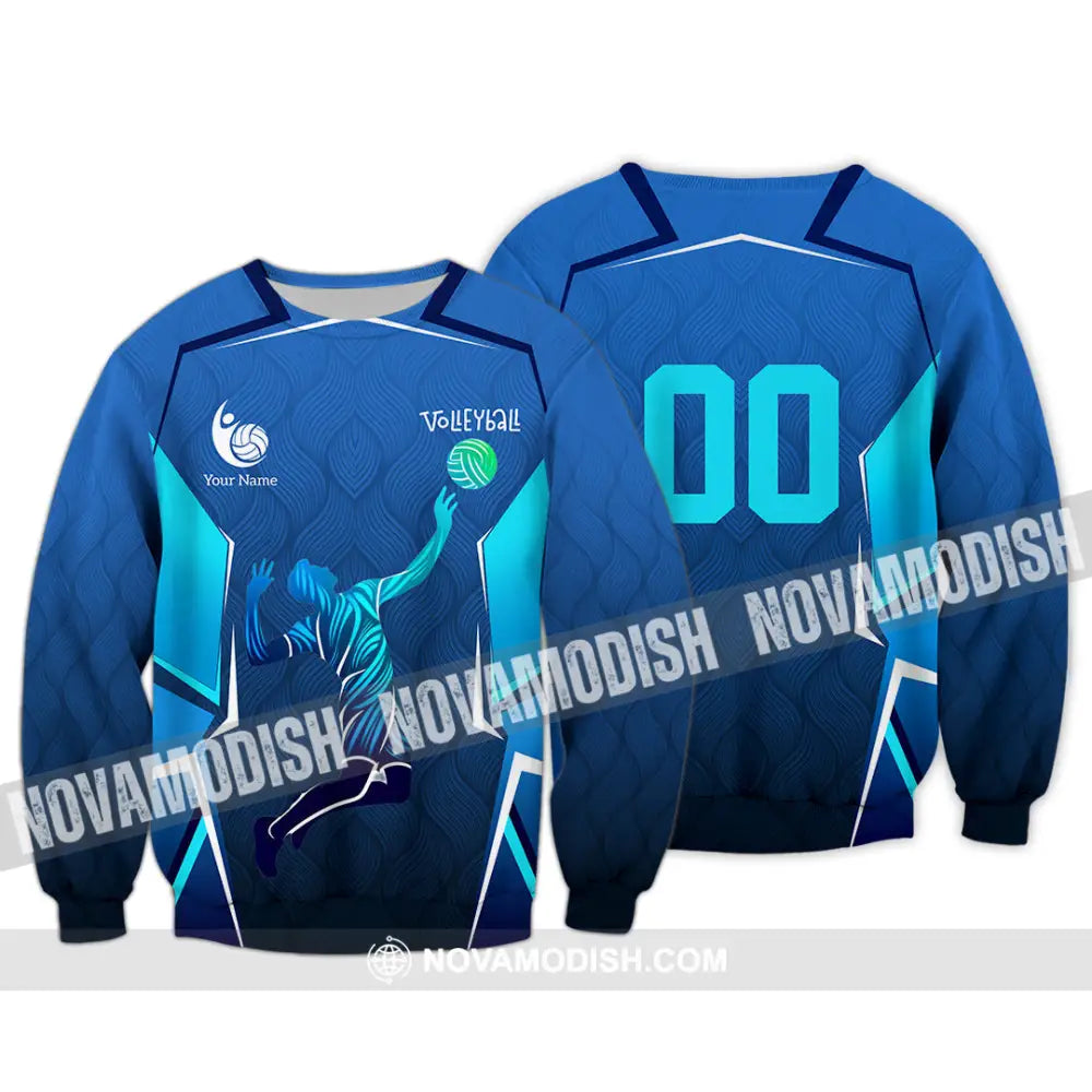 Men Shirt - Custom Volleyball 3D Shirt - Long Sleeve / S - T-shirt