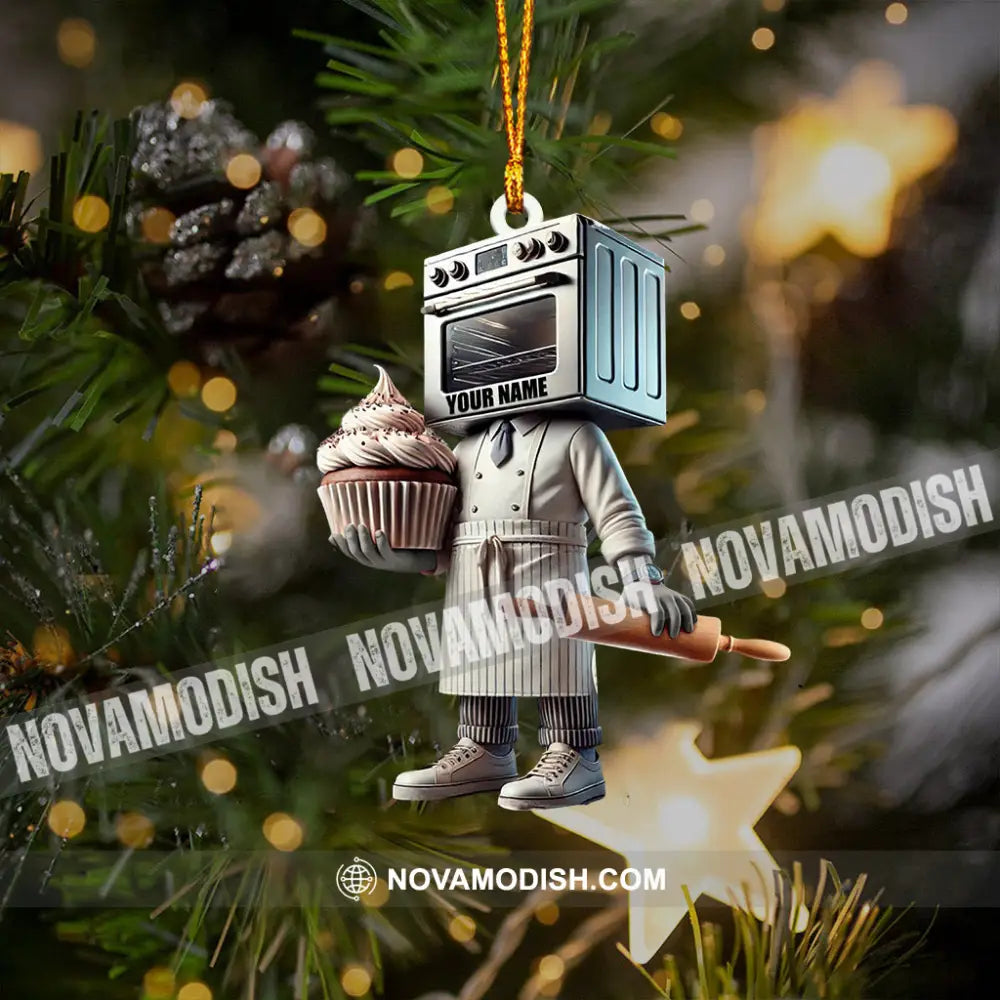 Micro Bakery Decor Christmas Ornament Personalized