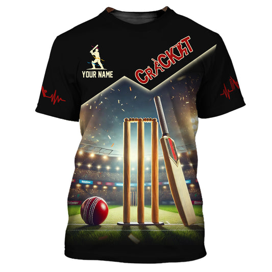 Unisex Shirt, Custom Name Cricket Shirt, Cricket Club Uniform, Cricket Hoodie T-Shirt