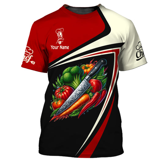 Unisex Shirt, Custom Name Shirt for Chef, Chef T-shirt, Chef Apparel, Chef Hoodie
