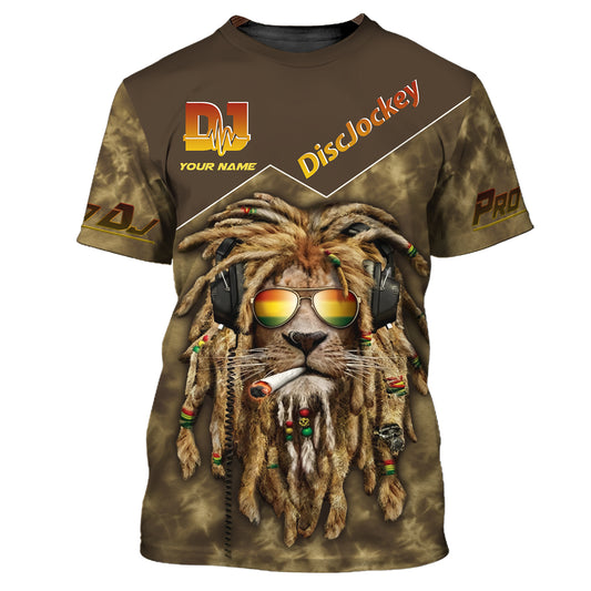 Unisex Shirt, Custom Name Disc Jockey T-Shirt, Proud DJ, Music Lover Shirt, DJ Shirt