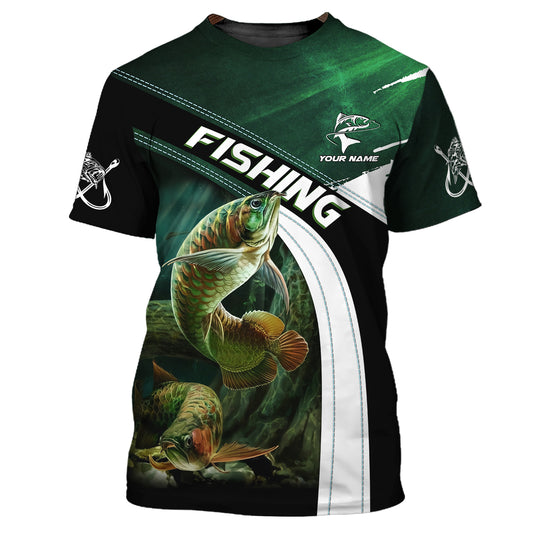 Unisex Shirt, Custom Name Fishing T-Shirt, Fishing Apparel, Shirt for Fishermen
