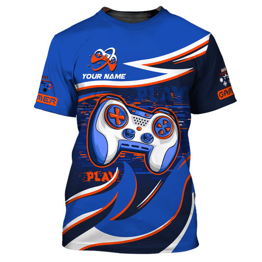 Unisex Shirt, Custom Name Shirt for Game Lover, Best Gamer, Gift for Gamers
