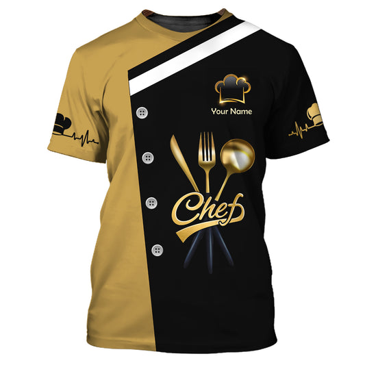 Unisex Shirt, Custom Name Shirt for Chef, Shirt for Chefs, Chef T-shirt, Chef Apparel