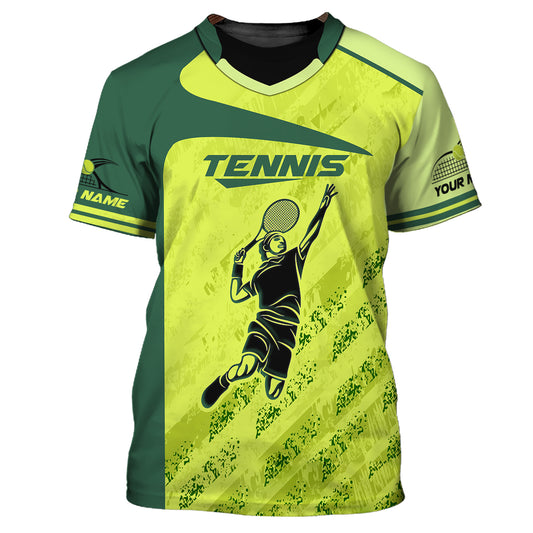 Herrenshirt, Tennisshirt mit individuellem Namen, T-Shirt für Tennisclub, Geschenk für Tennisspieler