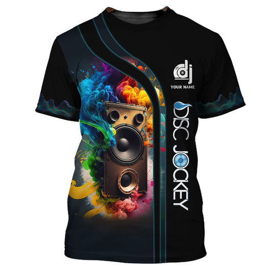 Unisex Shirt, Custom Name Disc Jockey T-Shirt, Music Lover Shirt, Gift For DJ