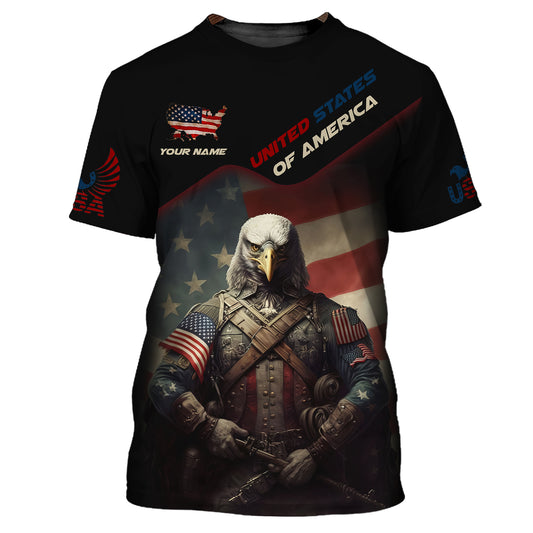 Unisex Shirt, Custom Name American Shirt, American Pride, America Lover T-Shirt