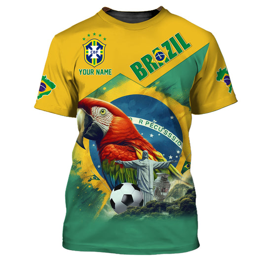 Unisex Shirt, Custom Name Shirt for Brazil, Brazil Shirt, Brazil Hoodie Shirt Polo Long Sleeve Shirt