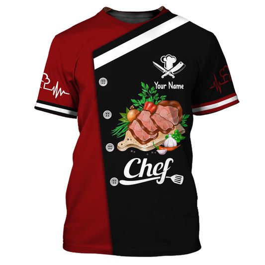 Unisex-Shirt, Namensshirt für Koch, Koch-Kapuzenshirt, Kochbekleidung