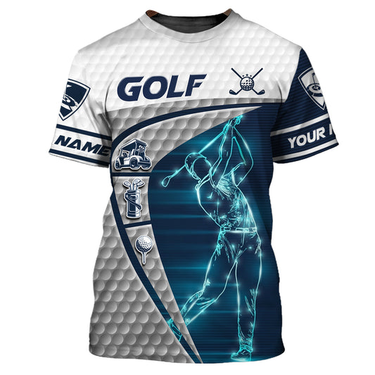 Herren-Shirt, Golf-Polo-Shirt, Golf-Shirt, Geschenk für Golfer, Golf-T-Shirt, Golf-Geschenke