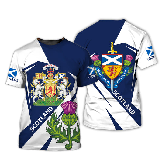 Unisex-Shirt, individuelles Namens-Schottland-Shirt, Schottland-Liebhaber-T-Shirt, Schotte, Schottland-Hoodie