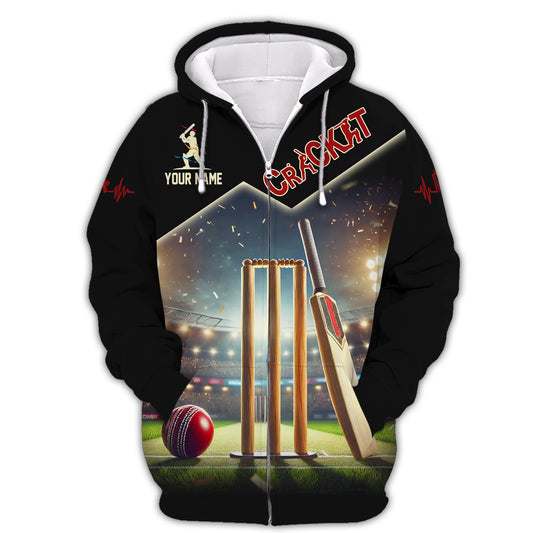Unisex Shirt, Custom Name Cricket Shirt, Cricket Club Uniform, Cricket Hoodie T-Shirt