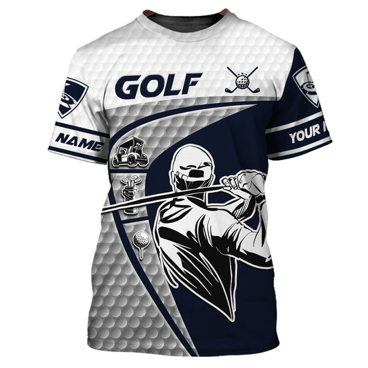 Herren-Shirt, Golf-Shirt, Golf-Polo-Shirt, Geschenk für Golfer, Golf-T-Shirt, Golf-Geschenke