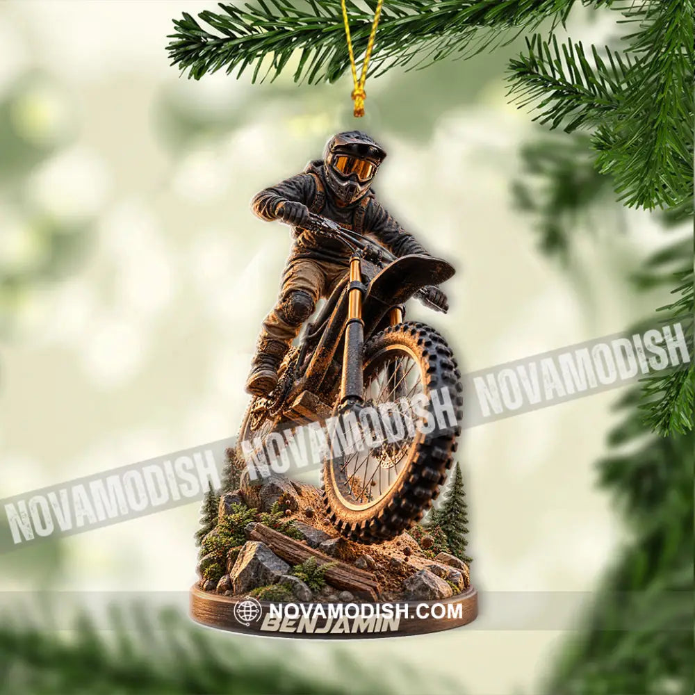 Mountain Bike Home Decor Christmas Ornament Personalized Ornament - Ornament