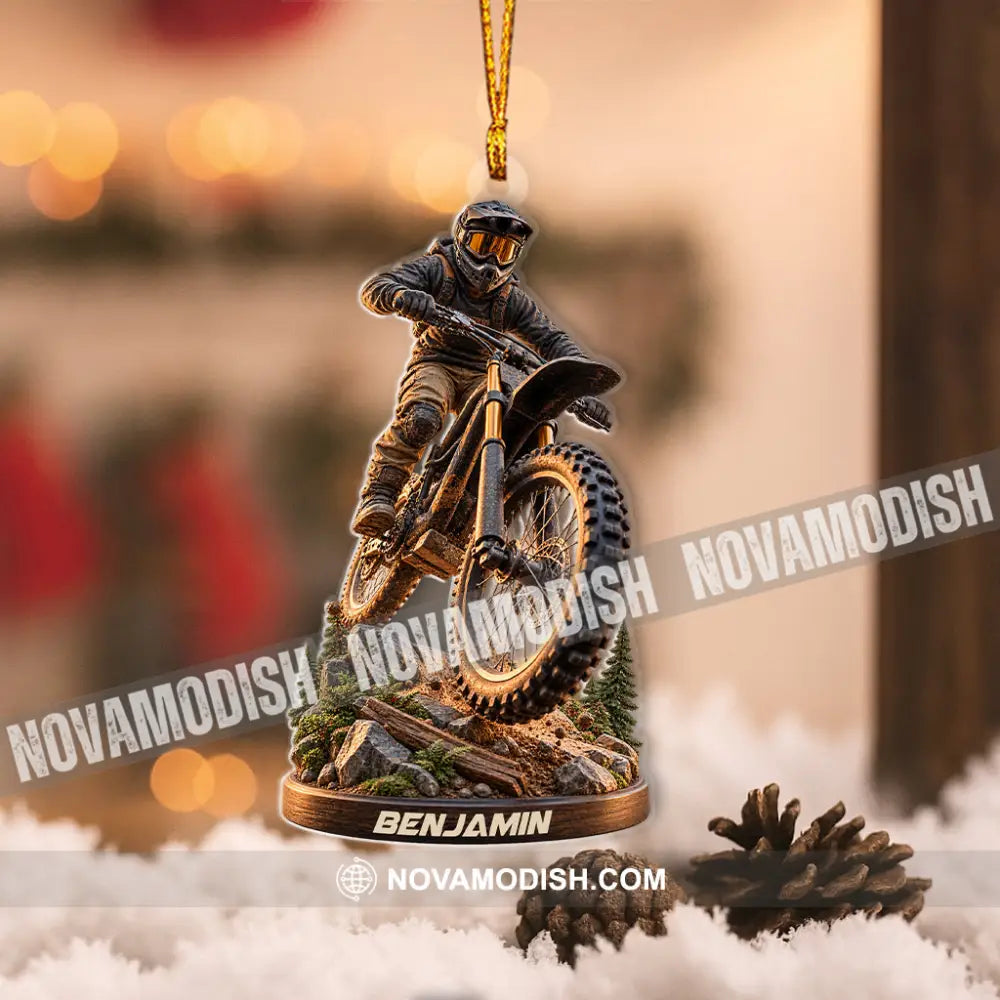 Mountain Bike Home Decor Christmas Ornament Personalized Ornament - Ornament