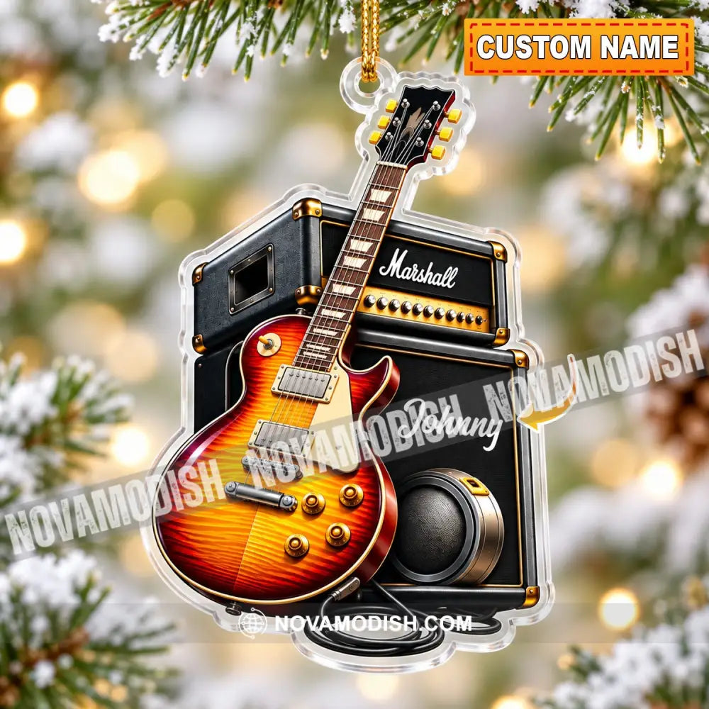 Musician Home Decor Christmas Ornament Personalized Ornament - 3.54’’ / 1 Ornament - Ornament