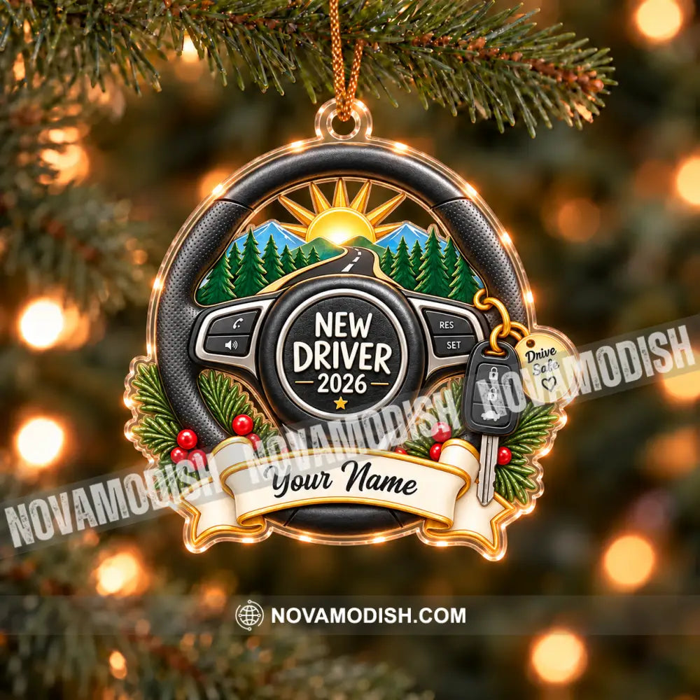 New Driver Home Decor Christmas Ornament Personalized Ornament - Ornament