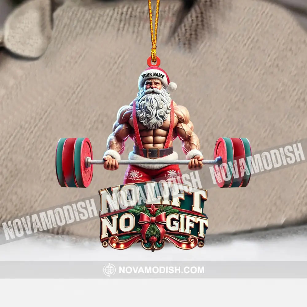 No Lift Gift Home Decor Christmas Ornament Personalized