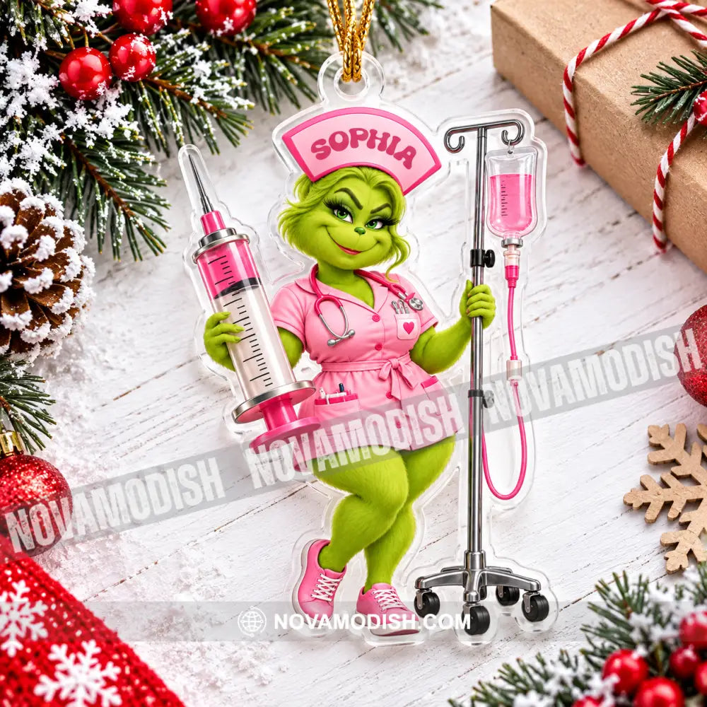 Nurse Home Decor Christmas Ornament Personalized Ornament - Ornament