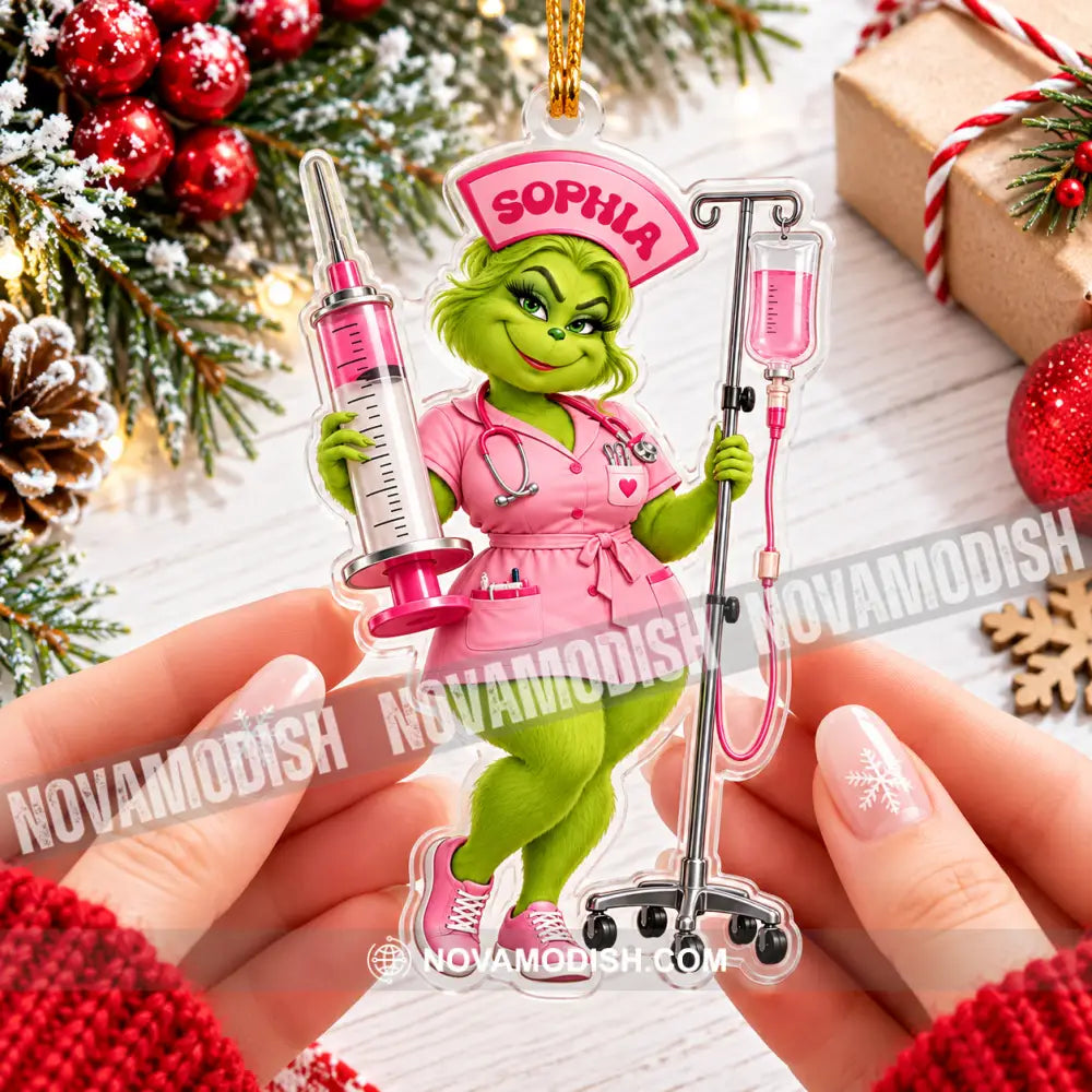 Nurse Home Decor Christmas Ornament Personalized Ornament - Ornament