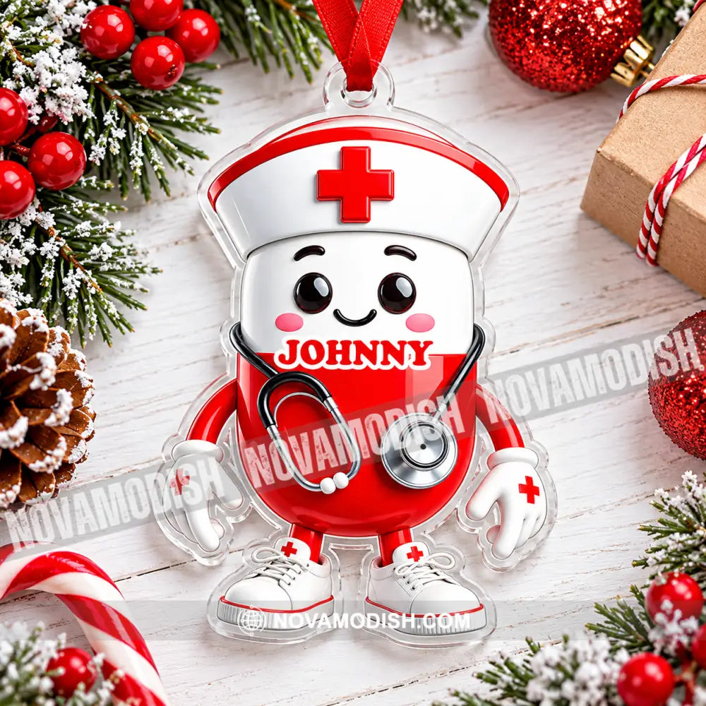 Nurse Home Decor Christmas Ornament Personalized Ornament - Ornament
