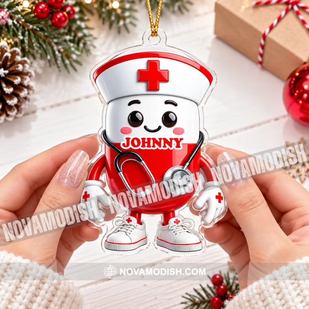 Nurse Home Decor Christmas Ornament Personalized Ornament - Ornament