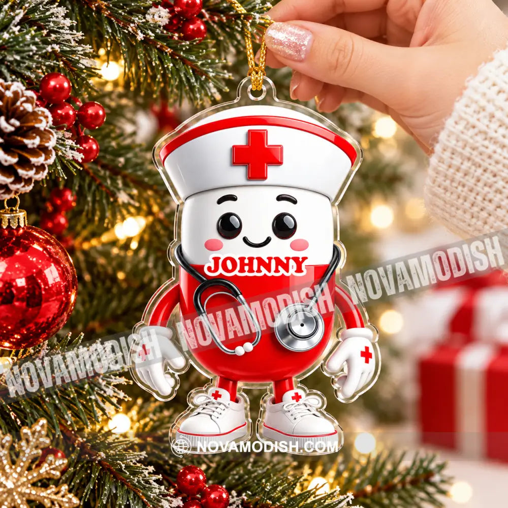 Nurse Home Decor Christmas Ornament Personalized Ornament - Ornament