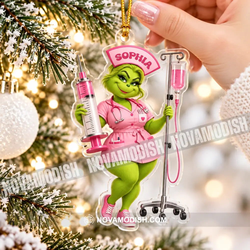 Nurse Home Decor Christmas Ornament Personalized Ornament - Ornament