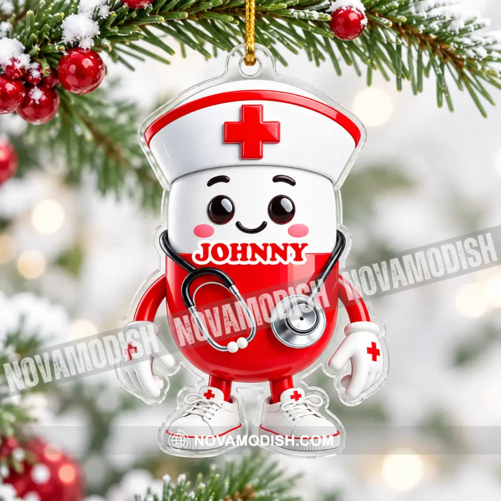 Nurse Home Decor Christmas Ornament Personalized Ornament - Ornament