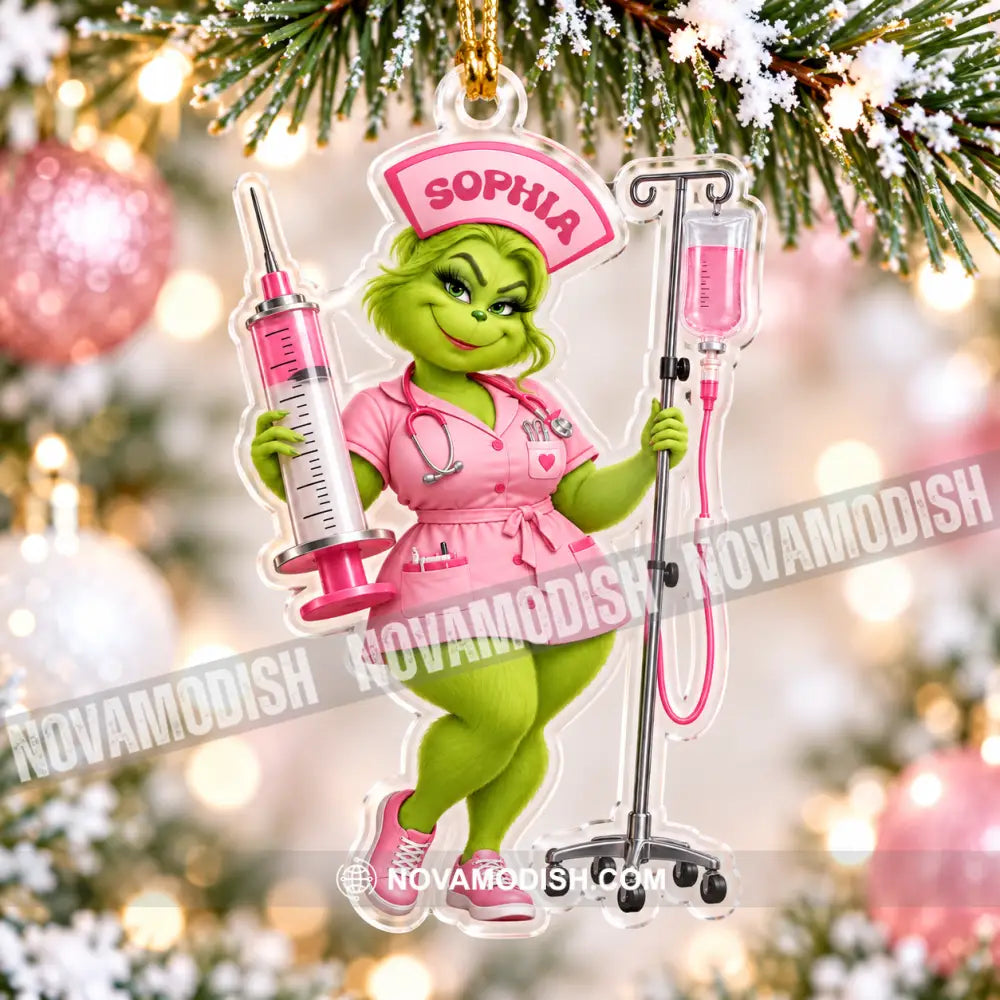 Nurse Home Decor Christmas Ornament Personalized Ornament - Ornament