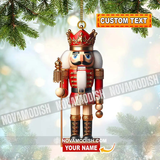 Nutcracker Christmas Ornament Personalized 3.54’’ / 1